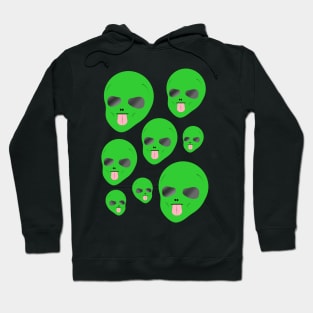 Alien face Hoodie